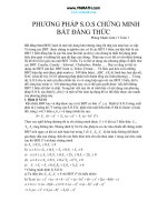 kĩ thuật sử dụng SOS trong chứng minh bất đẳng thức