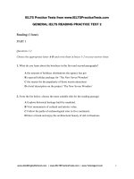 General IELTSP test2 reading writing speaking