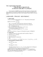 Chuyên đề lý thuyết chia hết