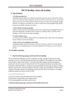 Tổng hợp tài liệu IELTS Reading của giám khảo IELTS nổi tiếng