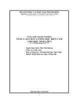 SKKN tiểu học tiếng việt: Nâng cao chất lượng đọc diễn cảm cho học sinh lớp 5