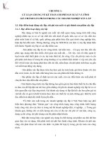 Hoàn thiện kế toán tập hợp chi phí sản xuất và tính giá thành sản phẩm xây lắp tại công ty cổ phần đầu tư phát triển trường an  