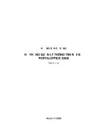 HỆ THỐNG QUẢN LÝ THÔNG TIN NỘI BỘ PORTALOFFICE 2009