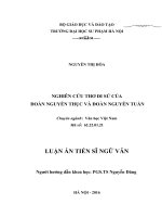 Nghiên cứu thơ đi sứ của Đoàn Nguyễn Thục và Đoàn Nguyễn Tuấn