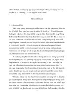 Bi kịch của tầng lớp quý tộc qua tiểu thuyết “Hồng lâu mộng” của Tào Tuyết Cần và “Hồ Quý Ly” của Nguyễn Xuân Khánh.