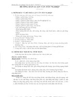 Hướng dẫn luận văn tốt nghiệp kỹ sư xây dựng đại học công nghệ sài gòn STU