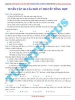 145 câu hỏi lí thuyết hoá 