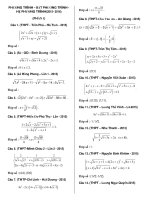 tổng hợp hệ phương trình trong đề thi thử năm 2016 