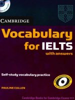 Cambridge vocabulary for IELTS