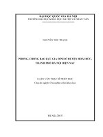 Phòng, chống bạo lực gia đình ở huyện hoài đức, thành phố hà nội hiện nay