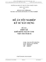 Luận văn kỹ sư xây dựng đại học công nghệ tp HCM - HUTECH