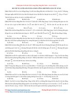 bài tập tổng hợp về con lắc lò xo 