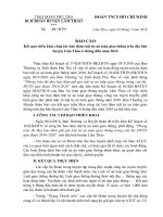 BC kết quả triển khai công tác bảo đảm trật tự ATGT trên địa bàn huyện lâm thao