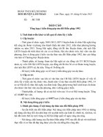 Báo cáo tổng hợp ý kiến đóng góp dự thảo sửa đổi hiến pháp