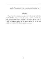 Tiểu luận sự điều tiết của nhà nước tư sản trong chủ nghĩa tư bản ngày nay 