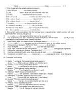 on tap tieng anh ki 2 lop 11