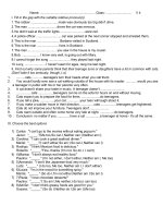 on tap tieng anh ki 2 lop 11