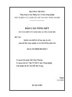 Nghiên cứu thiết kế chế tạo máy ép viên  phụ phế liệu nông nghiệp và rác thải để làm phân bón 