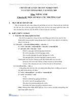 CHUYÊN đề LUYỆN THI tốt NGHIỆP THPT và LUYỆN THI đại học, CAO ĐẲNG 2009 