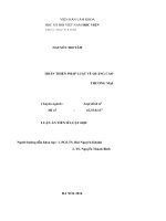 Hoàn thiện pháp luật về quảng cáo thương mại 