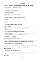 bai tap viet lai cau tieng anh