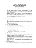 Báo cáo thiết kế thi công hầm Đèo Ngang