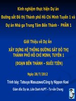 Xây dựng hệ thống đường sắt Hồ Chí Minh tuyến số 1