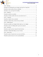 Tổng hợp bài mẫu IELTS Speaking 2016