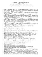 ĐỀ THI THỬ đại học lần 1 năm 2009 2010 môn vật lý 