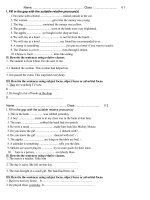 bai tap on tap hoc ki 2 tieng anh 11