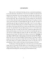 Giải pháp về xây dựng và thiết kế 1 số mẫu quảng cáo trên báo của báo tiền phong