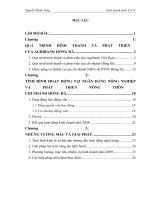 Báo cáo thực tập tại ngân hàng NHNoPTNT (agribank) việt nam chi nhánh hồng hà 