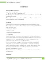 Hướng dẫn ghi điểm IELTS Speaking