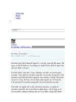 nguyên lý hoạt động của encoder