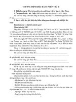 Chương trình điều hành phiên trù bị Đại hội Đoàn