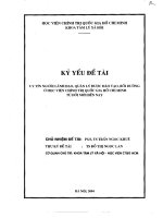 Kỷ yếu uy tín người lãnh đạo quản lý được đào tạo bồi dưỡng ở học viện chính trị quốc gia hồ chí minh từ đổi mới đến  nay 
