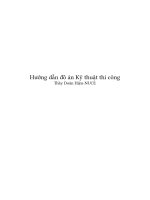 HƯỚNG DẪN ĐỒ ÁN KỸ THUẬT THI CÔNG  ĐẠI HỌC XÂY DỰNG HÀ NỘI