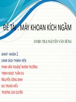 MÁY KHOAN KÍCH NGẦM