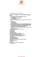 Trắc nghiệm pháp luật đại cương  Đại học Ngoại Thương