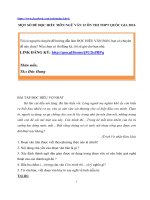 Một số đề đọc hiểu ngữ văn ôn thi THPT quốc gia