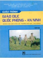 Giáo trình giáo dục quốc phòng  an ninh (trường đại học cao đẳng  tập 2)