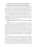 Tiểu luận các nguyên tắc cần tuân thủ trong quản lý hoạt động đầu tư 