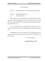 Luận văn hoạt động thẩm định dự án đầu tư tại chi nhánh ngân hàng NHĐTPT (BIDV) hà tây 