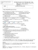 De thi lythuyet TH 6 THM