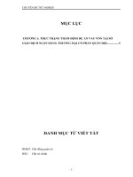 Luận văn thẩm định dự án vay vốn tại sở giao dịch ngân hàng NHTMCP quân đội (MB)