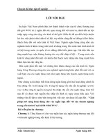 Luận văn giải pháp mở rộng hoạt động cho vay ngắn hạn đối với các doanh nghiệp trong nền kinh tế tại SGD1 ngân hàng NHTMCP công thương (vietinbank) việt nam 