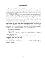 Tiểu luận rủi ro lãi suất và giải pháp nhằm hạn chế rủi ro lãi suất tại các ngân hàng thương mại ở VN 