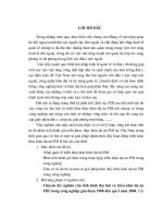 Tiểu luận nghiên cứu tình hình thu hút và triển khai dự án FDI trong công nghiệp 