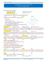 sơ đồ phản ứng và cặp chất vô cơ