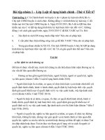 BaitapnhomTOTUNGHANHCHINH nhom1 thu4 tiết67